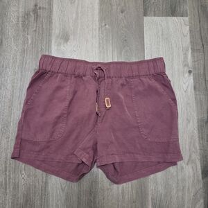 Tentree  100% Tencel Casual Mauve Shorts